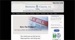 Desktop Screenshot of montecinocpa.com